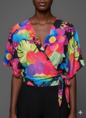 BLUSA CROPPED FLORA
